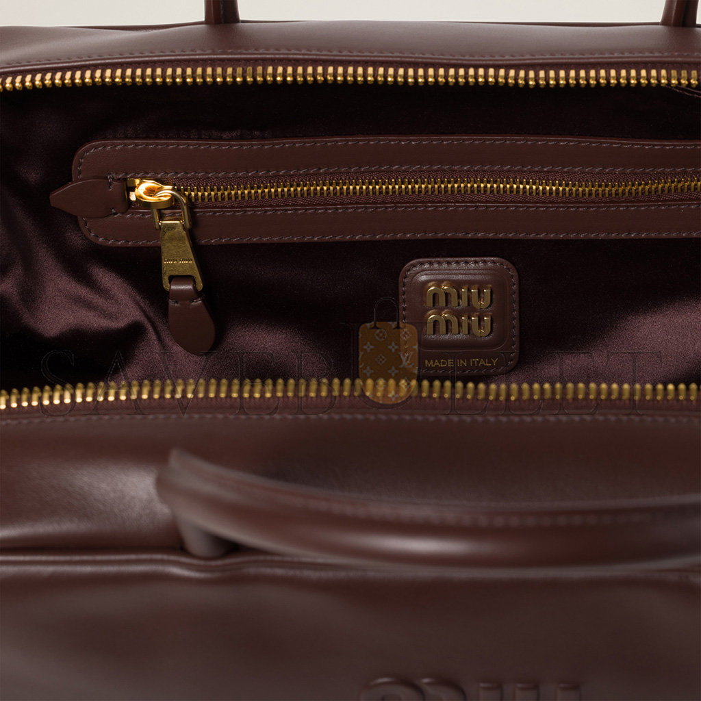 M1v M1v leather beau bag 5bb117 (34*23*10cm)
